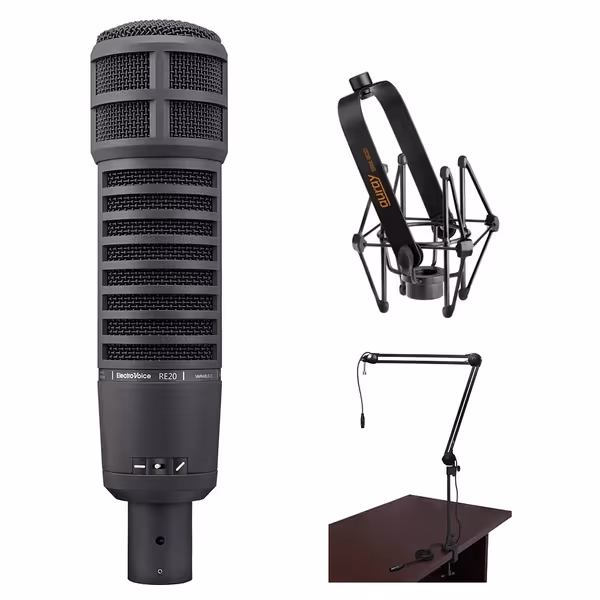 Electro-Voice RE20 Black Bundle